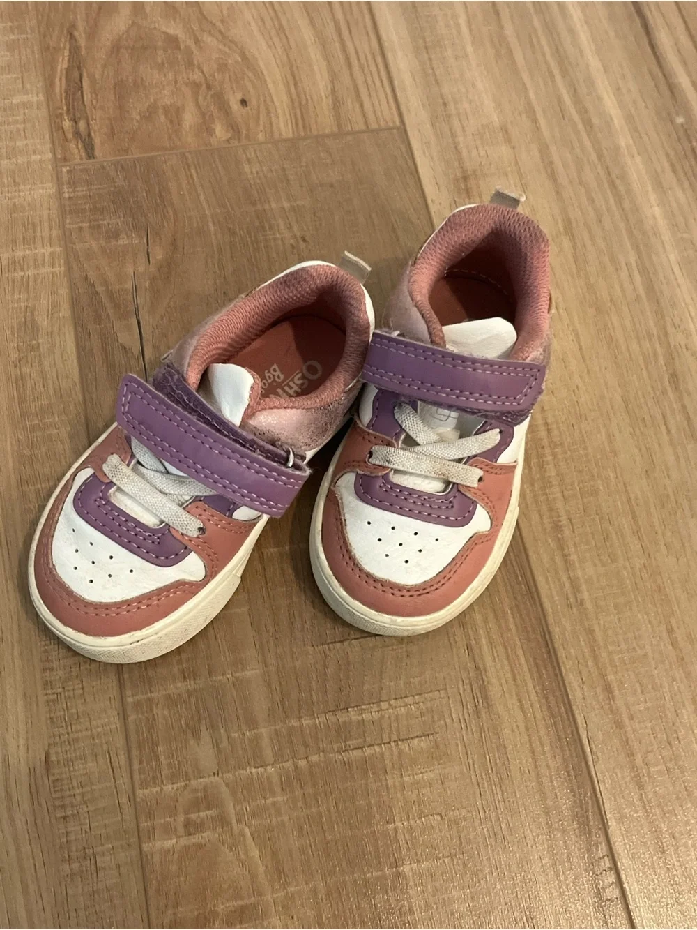 OshKosh B'gosh White, Pink and Purple Kids Sneakers